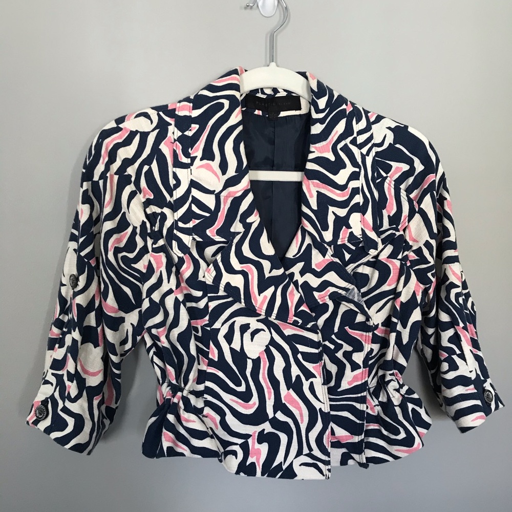 Plastic Island colorful cropped top